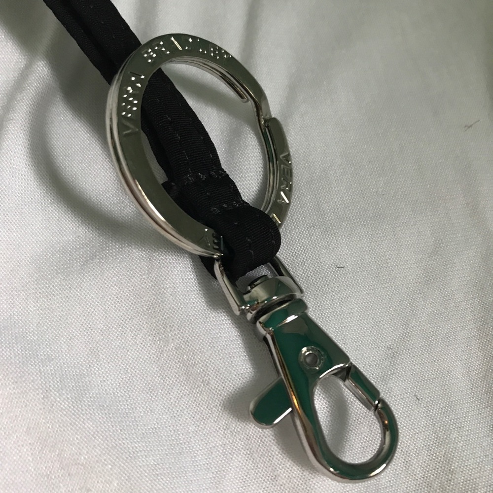 NWOT Black Vera Bradley Lanyard
